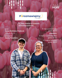 Grafika zapowiadająca audycję