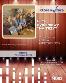 Grafika zapowiadająca audycję