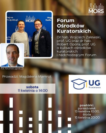 Grafika zapowiadająca audycję