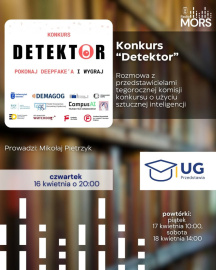 Grafika zapowiadająca audycję