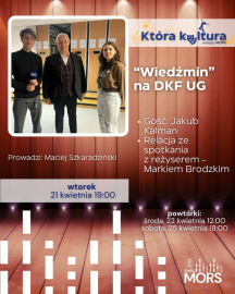 Grafika zapowiadająca audycję