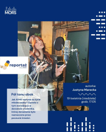 Grafika zapowiadająca audycję