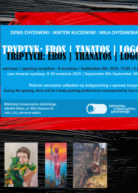 Plakat - wystawa Eros | Tanatos | Logos