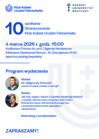 Plakat z informacjami o spotkaniu