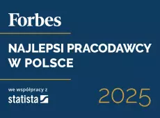 Grafika Forbes najlepsi pracodawcy w Polsce