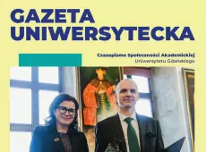 Fragment okładki "Gazety Uniwersyteckiej" luty 2026