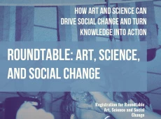 fragment plakatu Roundtable: Art, Science, and Social Change