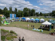 zdjęcie placu wystawowego z góry