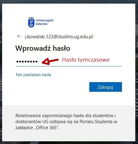 Hasło tymczasowe