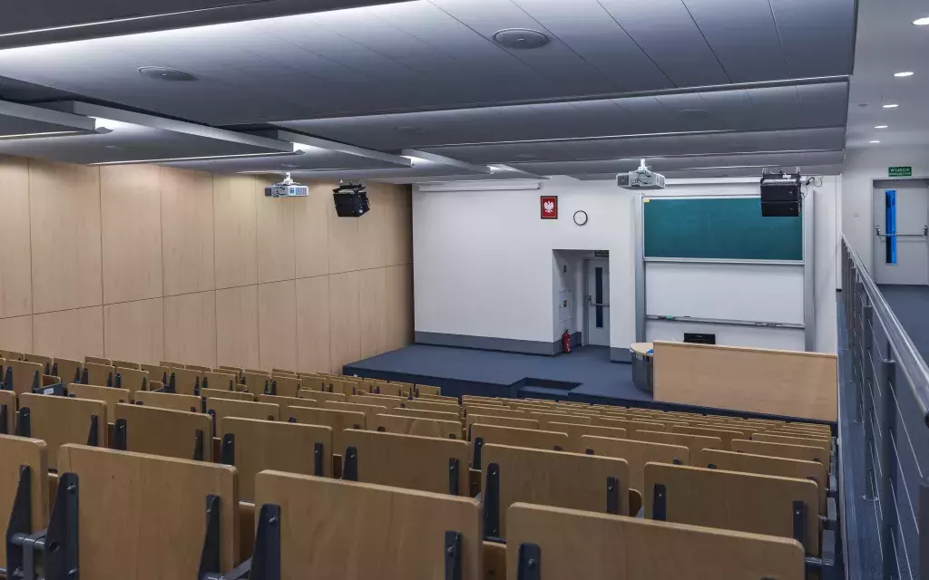 Widok na podium