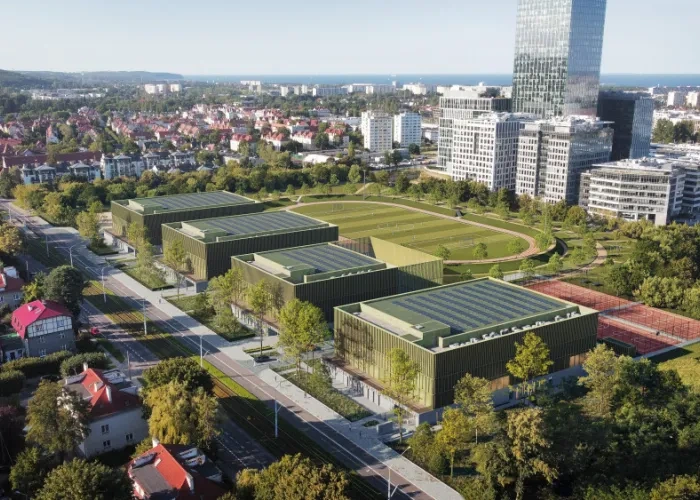 Wizualizacja Centrum Sportowego UG