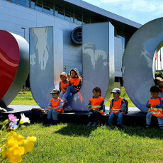 Dzieciaki z Przedszkola Uniwersyteckiego UG