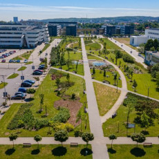 Eko Park UG, ujęcie z drona.